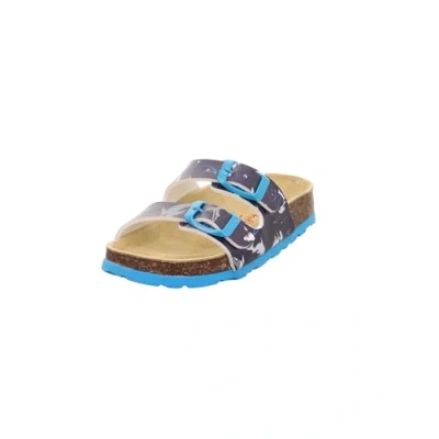 Abbildung von Superfit Fussbettpantoffel Hausschuh, Blau/Mehrfarbig 8140, 38 EU