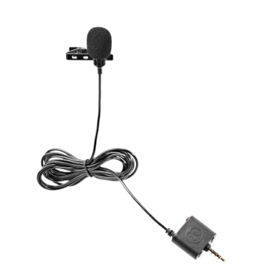 Abbildung von Austrian Audio MiCreator Y Lav Mikrofon, Lavalier Mikrofon mit Kopfhöreranschluss, unauffälliges Ansteckmikrofon (perfekte Ergänzung für das Studio, ideal Interview Situationen)