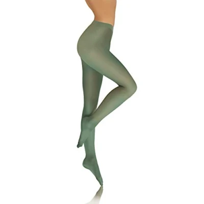 Abbildung von sesto senso Damen Strumpfhose Grün Bunte 40 DEN Blickdicht Microfaser 3 M Smeraldo