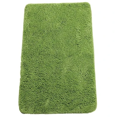 Abbildung von Brandsseller Badematte 60x90 cm Badteppich Badvorleger Badezimmerteppich Duschvorleger Grün