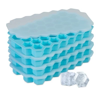 Abbildung von relaxdays Eiswürfelform Silikon 4er Set, (4 tlg)