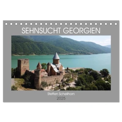 Abbildung von Sehnsucht Georgien (Tischkalender 2025 DIN A5 quer), CALVENDO Monatskalender