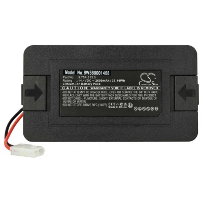 Abbildung von vhbw Akku kompatibel mit Rowenta Explorer 40 RR725, RR726, 60 RR742, RR744, Home Cleaner Heimroboter Schwarz (2600mAh, 14,4V, Li Ion)