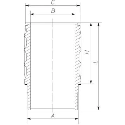 Abbildung von Zylinderlaufbuchse MAHLE ORIGINAL 061 WN 17 01
