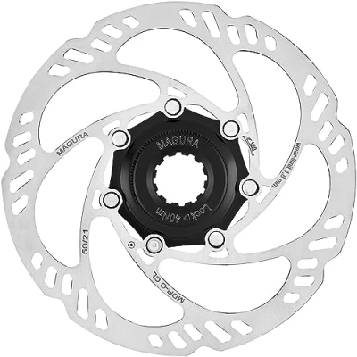 Abbildung von Magura, Disco MDR C 180Mm Centerlock Per Ruote Quick Release, Compreso Anello Di Bloccaggio, Scheibenbremse, Mehrfarbig, 180 Mm, Unisex Erwachsener