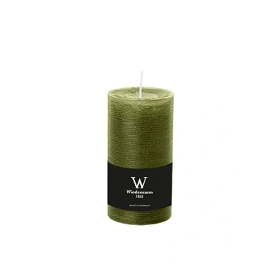 Abbildung von Wiedemann Marble Rustik Kerzen, Stumpenkerzen, Olive 130 x Ø 68 mm