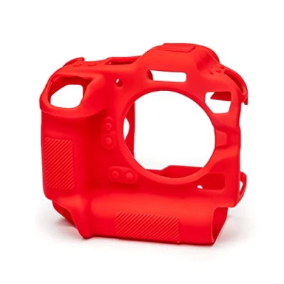 Abbildung von easyCover Silikon Kameratasche Schutz für Ihre Kamera Canon R3 Rot