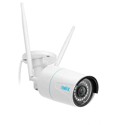 Abbildung von Reolink 5MP WLAN Kamera Outdoor, 2,4GHz/5GHz CCTV IP Aussen mit Person/Auto/Tiererkennung, IP66 Wetterfest, Nachtsicht, Bewegungsmelder, SD Kartenslot, Zeitraffer, Außenkamera RLC 510WA
