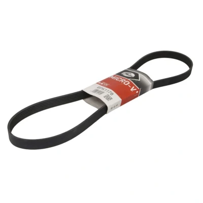 Abbildung von GATES 6PK1178 Keilrippenriemen 1178 6 Polyester, EPDM (Ethylen Propylen Dien Kautschuk) BMW: 7, 8, AUDI: A4 B9 Avant, Limousine, A5 Sportback