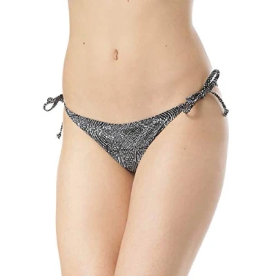 Abbildung von O&#039;Neill Damen PW Bondey Mix Bikini Hose, Schwarz All Over Print mit Weiß, 38