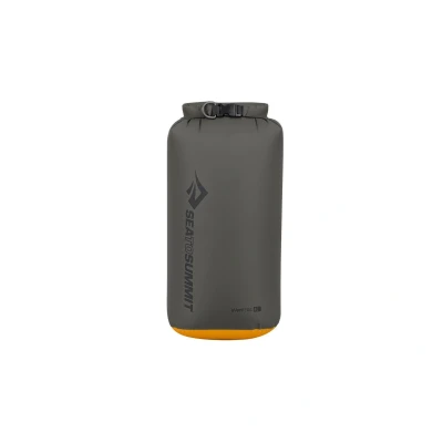 Abbildung von Sea to Summit Evac Dry Bag S 8L Kompakte Trockentasche Ultraleicht Rollverschluss Recycling Gewebe Befestigungspunkt &amp; D Ring Wandern 19.9 x 16.5 39cm Beluga Grey 60g
