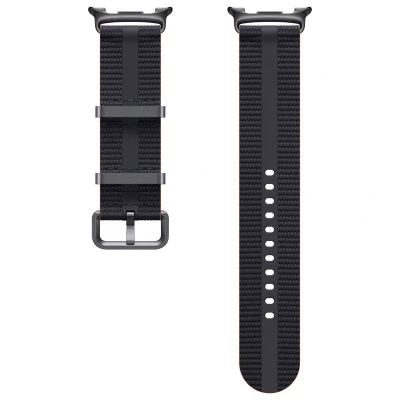 Abbildung von Original Watch8 Athleisure Band für das Galaxy Watch 8 M/L Graphite Armband Stoff Samsung Grau