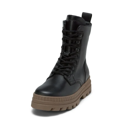 Abbildung von Marc O&#039;Polo MIT Innenzipper Plateaustiefelette, Damen, Größe: 37, Black Schuhe