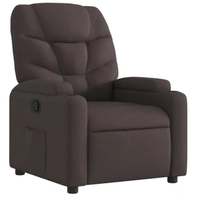 Abbildung von vidaXL Sessel Relaxsessel Dunkelbraun Stoff (1 St)