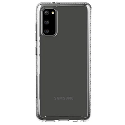 Abbildung von Samsung Galaxy S20 Hülle Kunststoff Tech21 Hard Case/Backcover Handyhülle Transparent Shockproof/Stoßfest