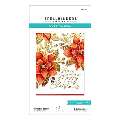 Abbildung von Spellbinders Poinsettia Bloom Etched Dies (S4 1293)