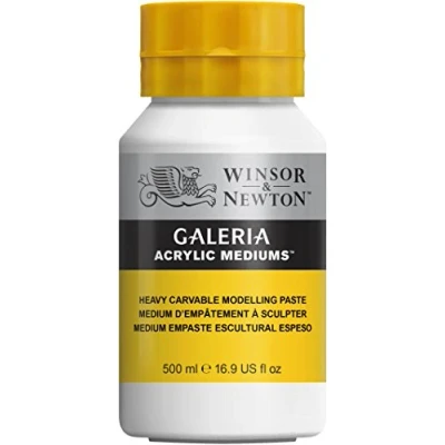 Abbildung von Winsor &amp; Newton 3050814 Galeria Schwere Modellierpaste, 500 ml Topf, zum Aufbau von mehreren Schichten geeignet
