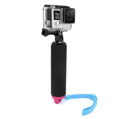Abbildung von MyGadget Schwimmender Action Kamera Handler Stick Rutschfester Handgriff Monopod Wasser Zubehör Kompatibel mit u.a. GoPro Hero 13 12 11 10 Xiaomi Yi Pink