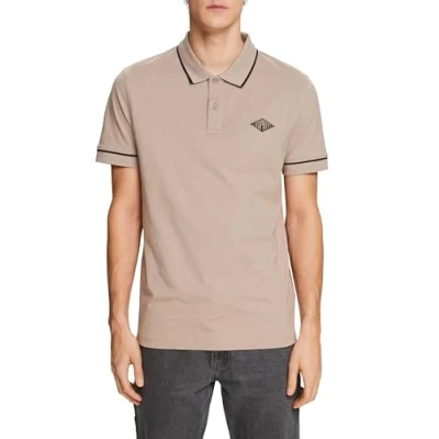 Abbildung von ESPRIT Herren 024ee2k310 Polohemd, 260/Light Taupe, L