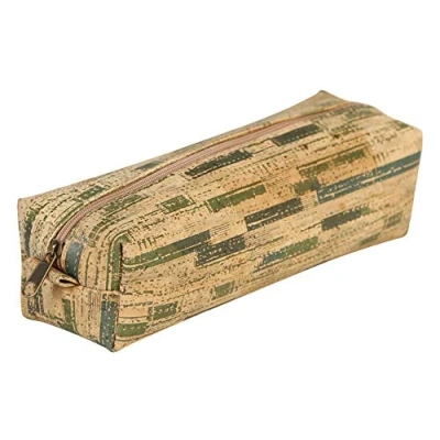Abbildung von Clairefontaine 420021C Schlampermäppchen aus Kork, Vegan zertifiziert, 21 x 6 5cm, 1 Stück, Pflanzen