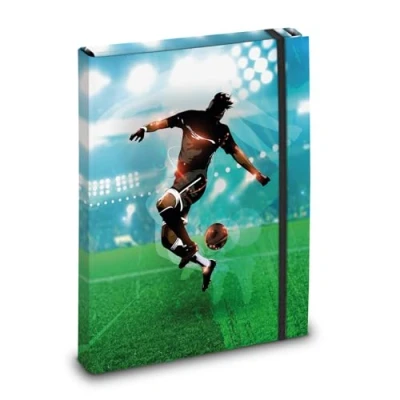 Abbildung von itenga Organisationsmappe Heftbox Motiv Fussball DIN A4 Rückenbreite: 40 mm