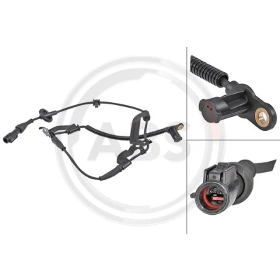 Abbildung von A.B.S. 31847 ABS Sensor aktiver 1040 schwarz MAZDA: Tribute Station Wagon