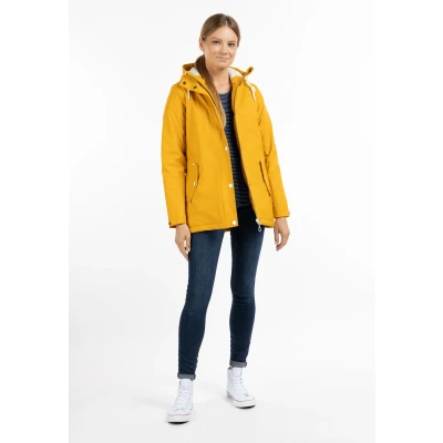 Abbildung von DREIMASTER Maritim Damen Regenjacke mit Wattierung M / Senf 100% Polyester