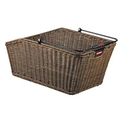 Abbildung von KlickFix Fahrradkorb Hinterradkorb Structura GT br 44x24x20cm, geflochten, mit KorbKlip 18l