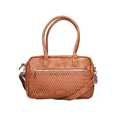 Abbildung von Rieker Henkeltasche &quot;Bengasi/Grille&quot;, mit modischer Flecht Optik