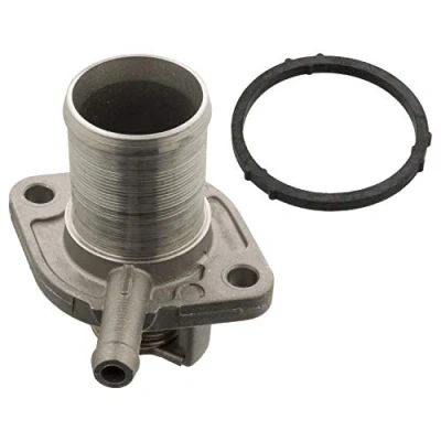 Abbildung von FEBI BILSTEIN 104909 Kühlwasserthermostat 89 mit Dichtung Gehäuse RENAULT: Kangoo I, TWINGO 1, CLIO 1