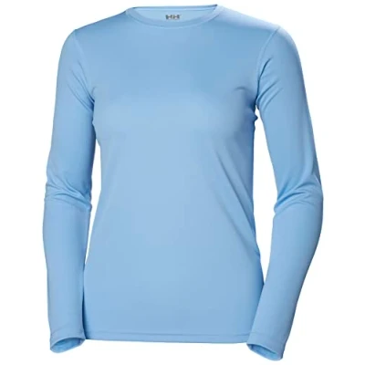 Abbildung von Helly Hansen Damen HH Tech Langarm Crew Funktionsshirt, XL, Hellblau