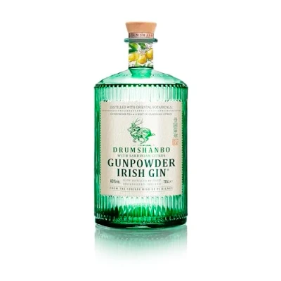 Abbildung von Drumshanbo Gunpowder Irish Gin Sardinian Citrus 43% vol. (1 x 0,7l) Premium aus Irland verfeinert mit Citrusfrüchten Sardinien