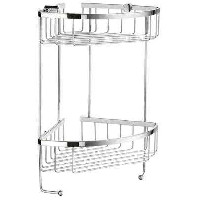 Abbildung von Smedbo &quot;Sideline&quot; Double Eckmontage, silberfarben