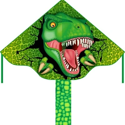 Abbildung von Ecoline Einleinerdrachen Simple Flyer T Rex Spannweite 1200 mm Windstärke Fitness 2 5 bft