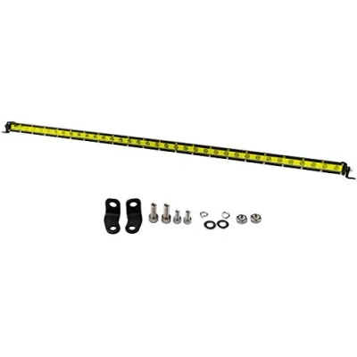 Abbildung von Willpower Led Offroad Scheinwerfer 94cm 180W Gelbe Bernstein Einzelne Reihe Arbeitsscheinwerfer Bar 12V 24V Zusatzscheinwerfer 6000K IP67 Wasserdicht für Auto LKW Traktor Truck