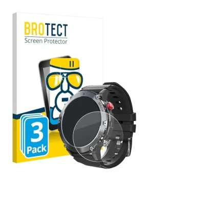 Abbildung von BROTECT Schutzglas für Darmowade Smartwatch 1.32&quot; (3 Stück) Schutzfolie Panzer Folie Glas [Extrem Kratzfest 9H, Anti Fingerprint