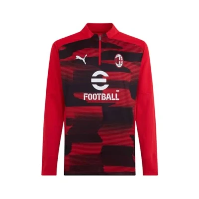 Abbildung von Puma AC Milan Prematch 1/4 ZIP Vereinsmannschaften, Herren, Größe: Small, For all time red/black