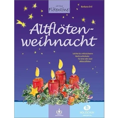 Abbildung von Altflötenweihnacht (mit Audio Download): Leichte bis mittelschwere Weihnachtslieder für eine oder zwei Altblockflöten