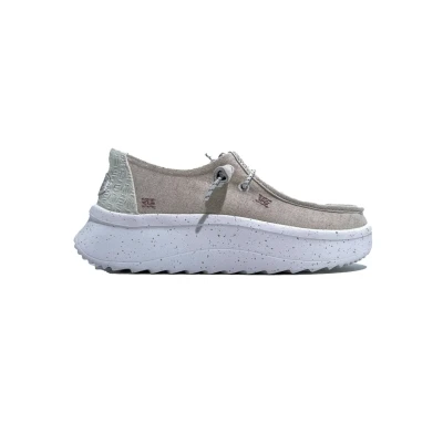 Abbildung von HEYDUDE Halbschuhe Damen Wendy Peak Chambray Beige 42