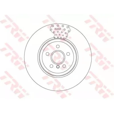 Abbildung von TRW DF6605S Bremsscheibe 370 30 5 120 Belüftet, Verbundbremsscheibe hochgekohlt BMW: 3 Touring, Limousine, 4 Coupe