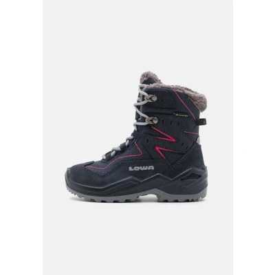 Abbildung von Lowa LINO GTX JR Unisex Snowboot/Winterstiefel für Kinder, Größe: 30, Navy/fuchsia Schuhe