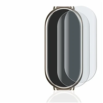 Abbildung von BROTECT Full Cover Schutzfolie Matt für Xiaomi Mi Band 8 (2 Stück) Screen Displayschutz Folie, 3D Curved, Anti Reflex