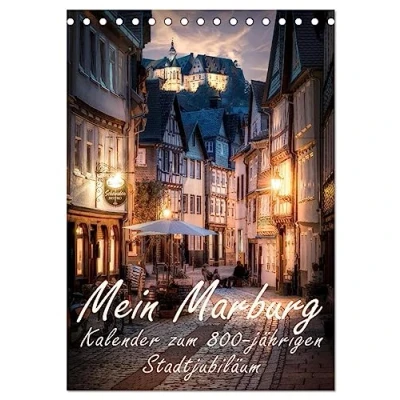 Abbildung von Mein Marburg (Tischkalender 2025 DIN A5 hoch), CALVENDO Monatskalender