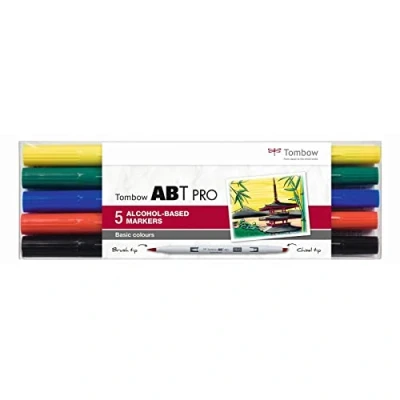 Abbildung von Tombow ABT PRO alcohol based marker set Basic colours 5pcs