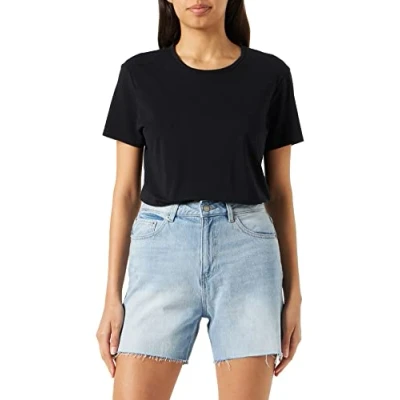 Abbildung von JJXX Jxaura RH HW RA SN Jeans Shorts, Damen, Größe: Large, Light blue denim