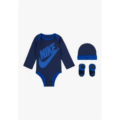 Abbildung von Nike Sportswear Futura LOGO BABY SET Mütze für Kinder, Größe: 56 68, Midnight navy