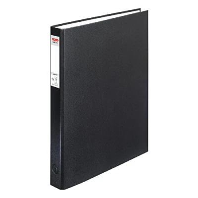 Abbildung von Herlitz Ringbuch A4 PP 2 Ringe schwarz