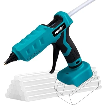Abbildung von Mellif Akku Heißklebepistole GluePen für Makita 18v, 11mm (inkl. 20 Klebestifte)