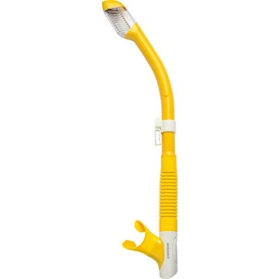 Abbildung von Cressi Tao Dry Schnorchel, Gelb, One Size