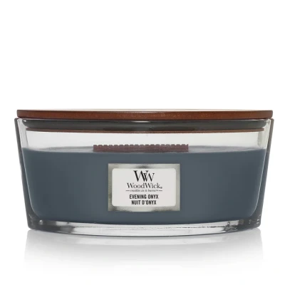 Abbildung von Woodwick Ellipse JAR Evening ONYX Duftkerze, Größe: 454 g, Grey